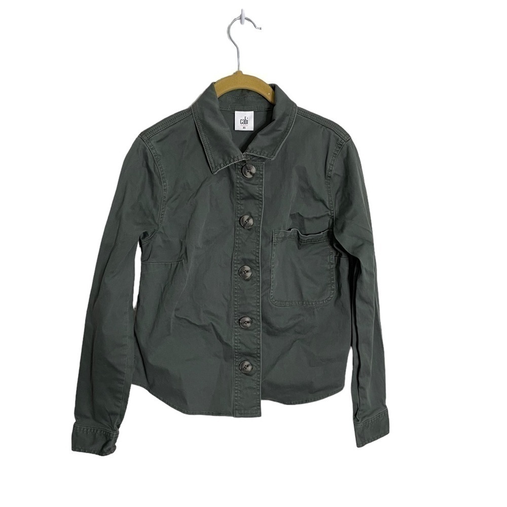 CAbi 5298 Green Utility Jacket XS